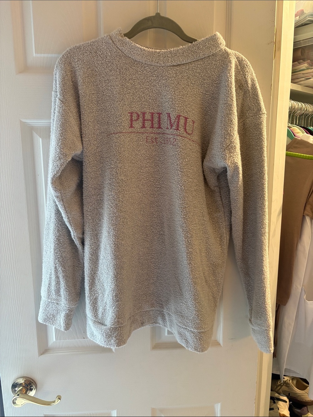 Wooly Threads Phi Mu Crewneck Sweatshirt